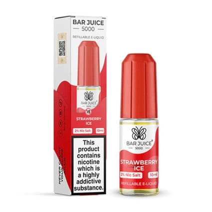 Strawberry Ice Nic Salt E-Liquid by Bar Juice 5000